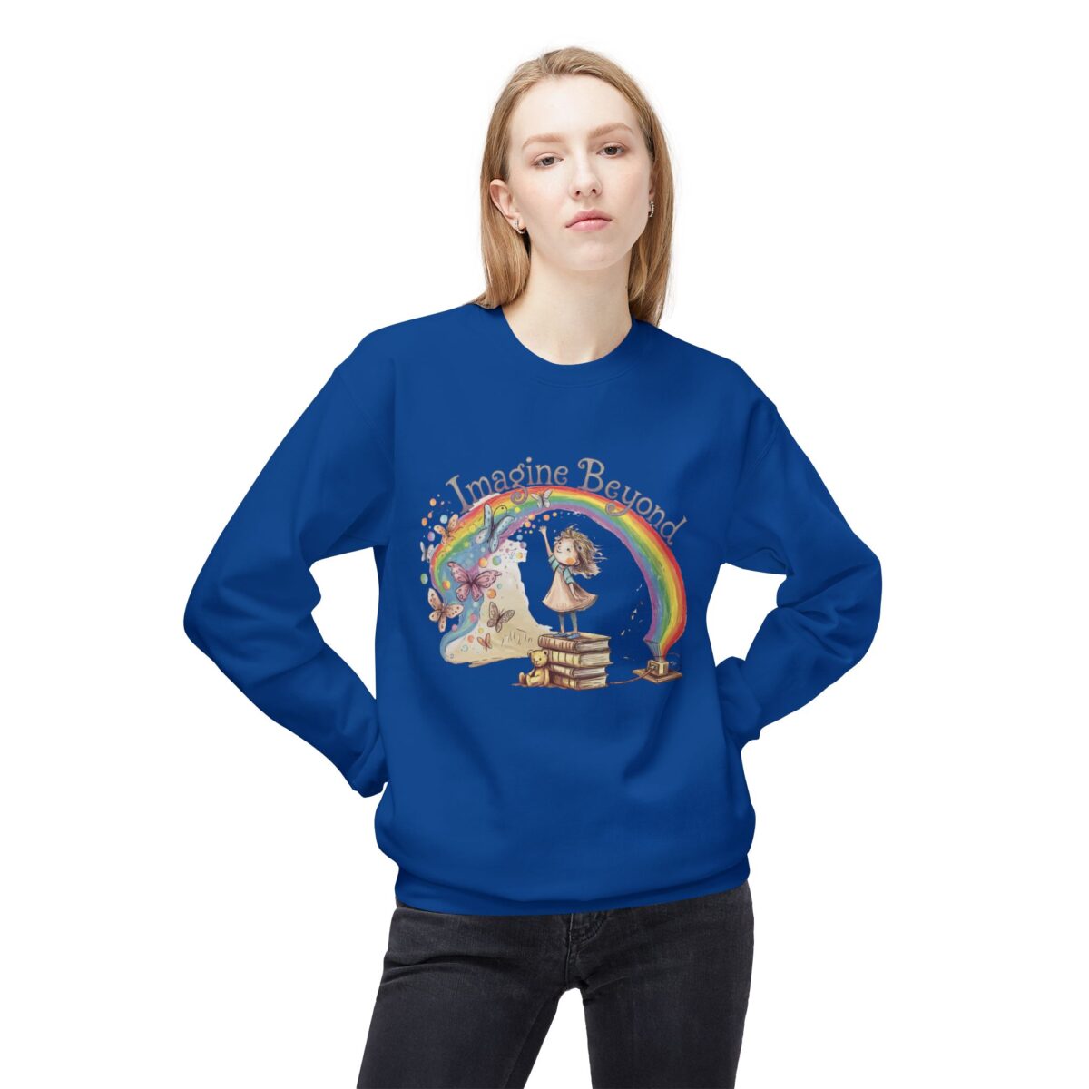 Imagine beyond Unisex Midweight Softstyle Fleece Crewneck Sweatshirt - Image 15