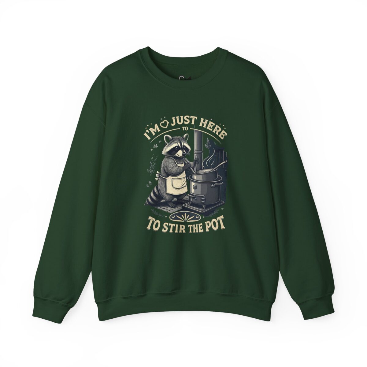 I am just here Unisex Heavy Blend™ Crewneck Sweatshirt - Image 9
