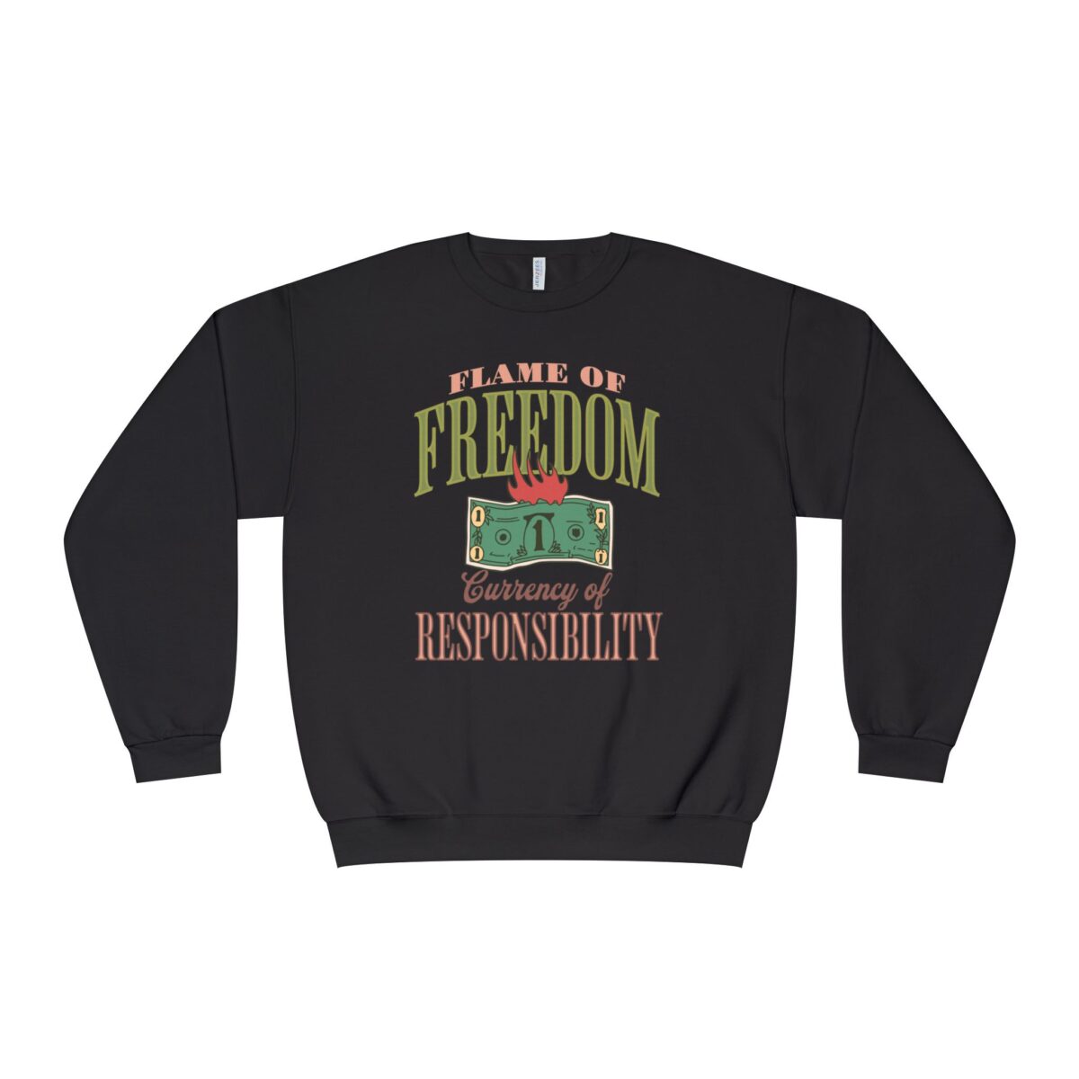 Currency of freedom Unisex NuBlend® Crewneck Sweatshirt - Image 9