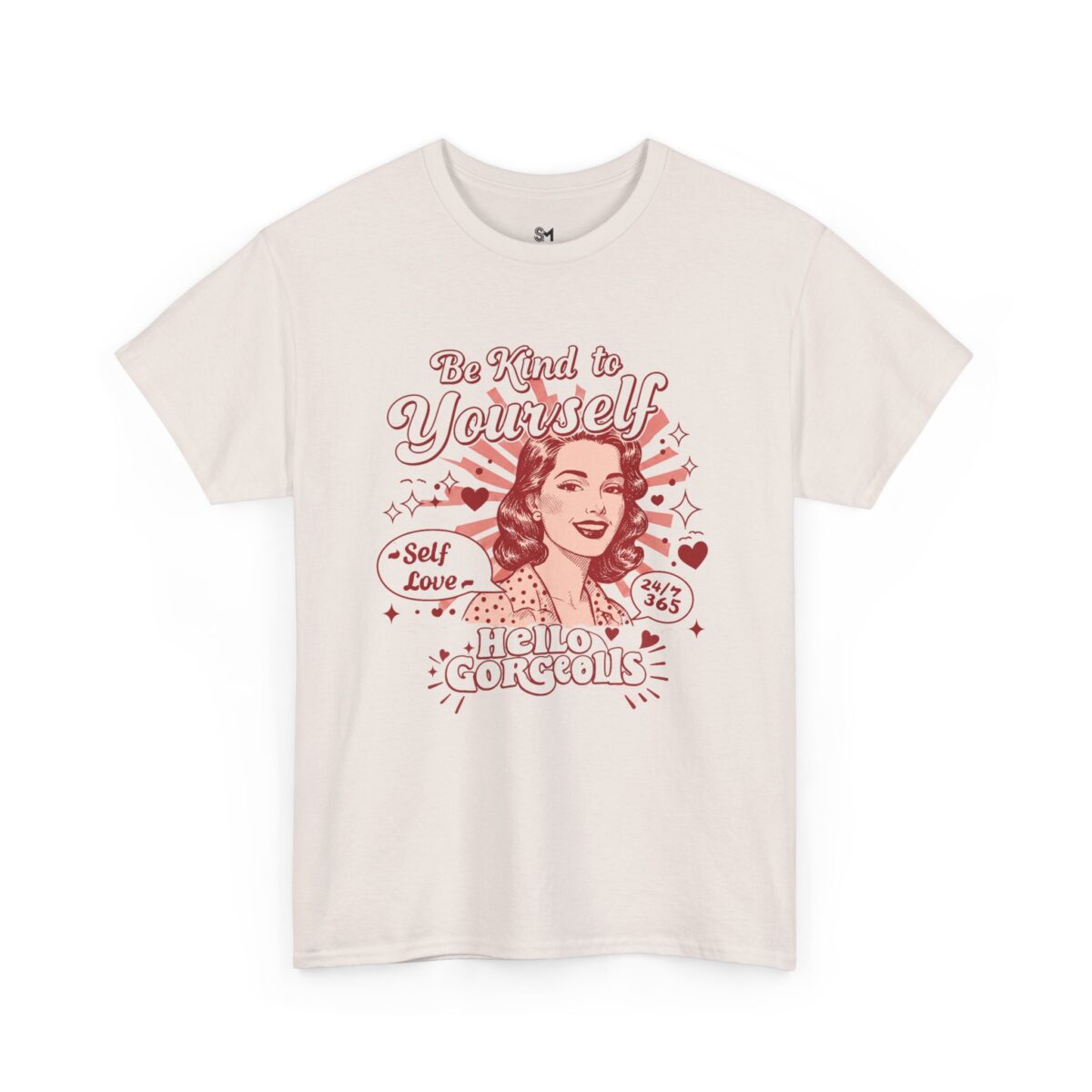 Be Kind to Yourself Unisex Heavy Cotton Tee - Image 7