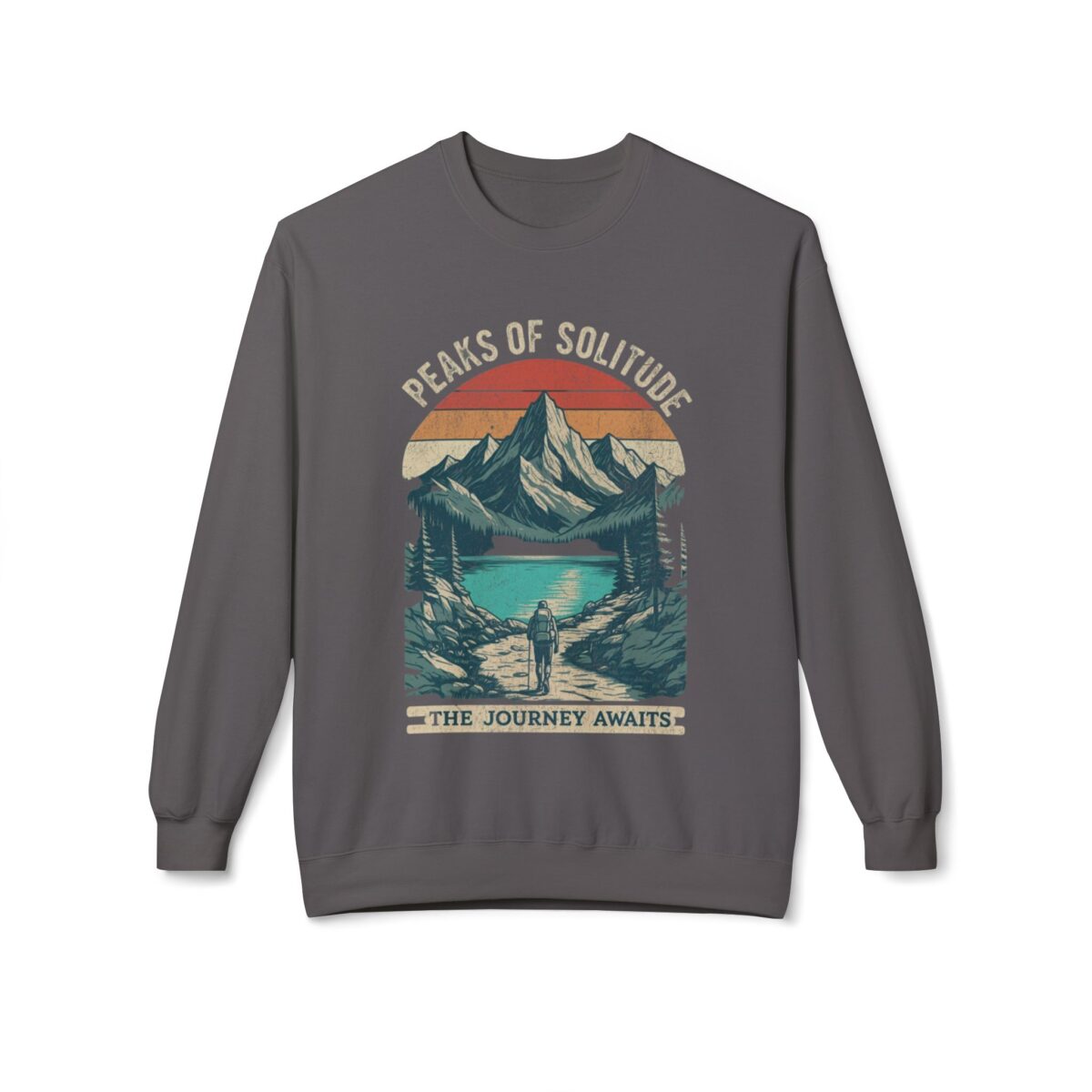 Peaks of Solitude Unisex Midweight Softstyle Fleece Crewneck Sweatshirt - Image 29