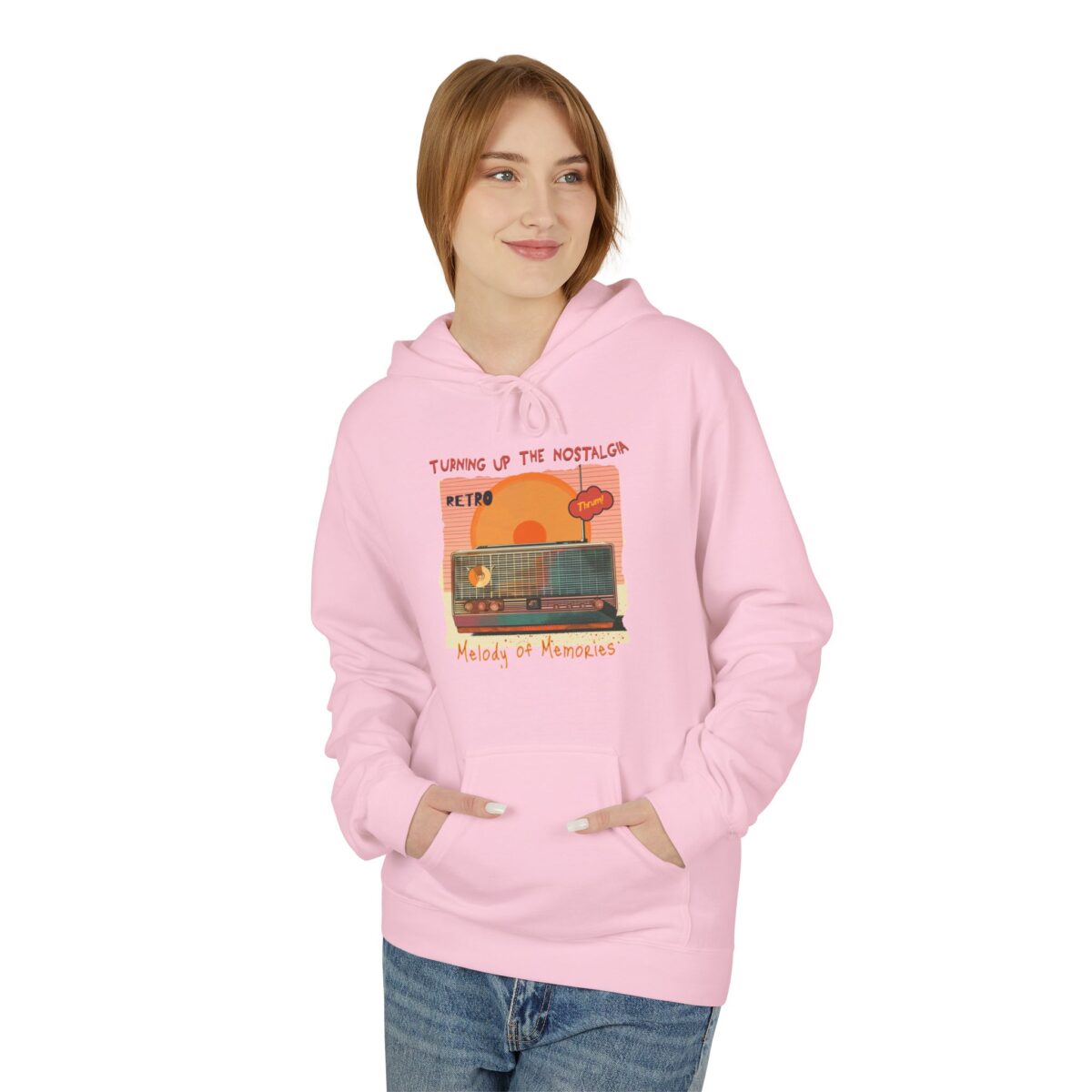 Turning up the nostalgia Unisex Midweight Softstyle Fleece Hoodie - Image 47