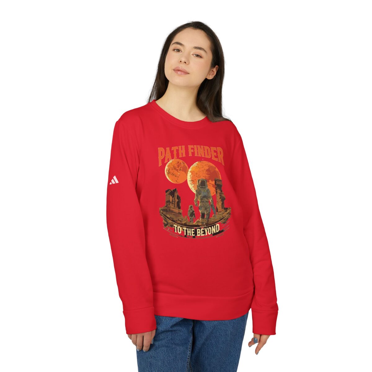 Path Finder adidas Unisex Fleece Crewneck Sweatshirt - Image 27