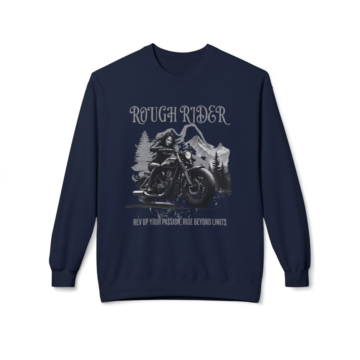 Rough rider Unisex Midweight Softstyle Fleece Crewneck Sweatshirt - Image 21