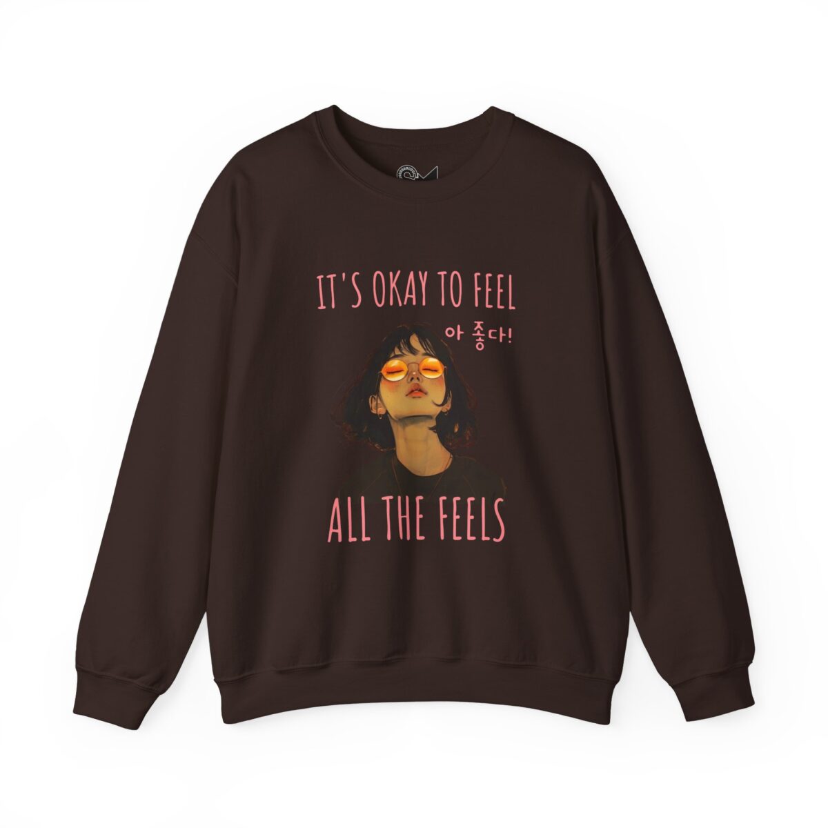 It's OK to feel Unisex Heavy Blend™ Crewneck Sweatshirt - Image 9
