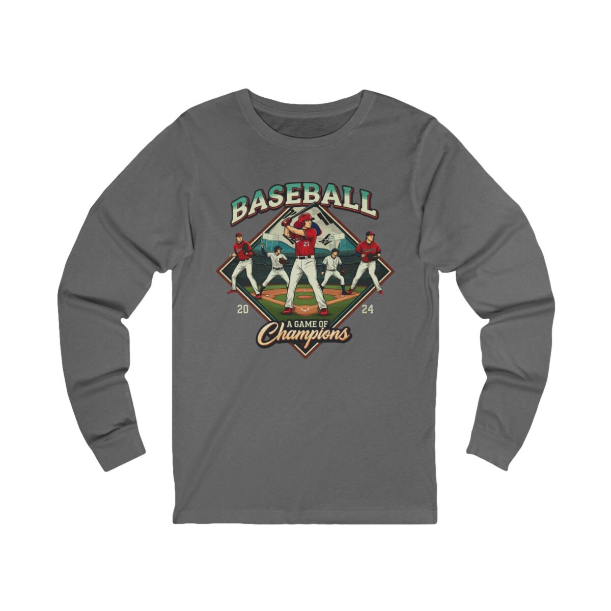 A GAME OF CHAMPIONS Unisex Jersey Long Sleeve Tee - Image 7
