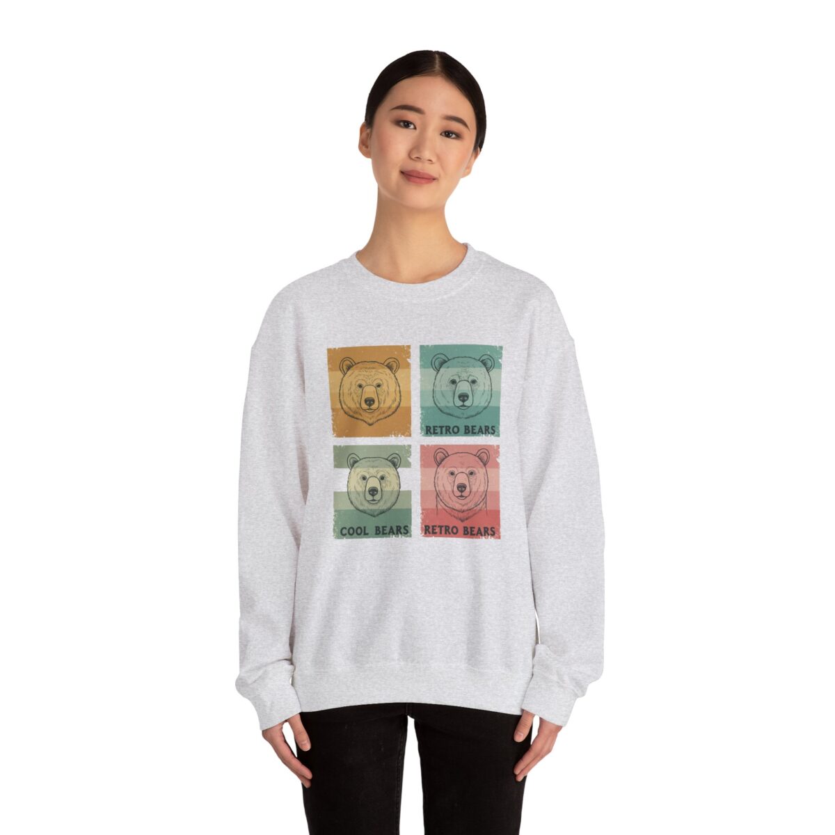Crewneck Sweatshirt - Retro bears - Image 8