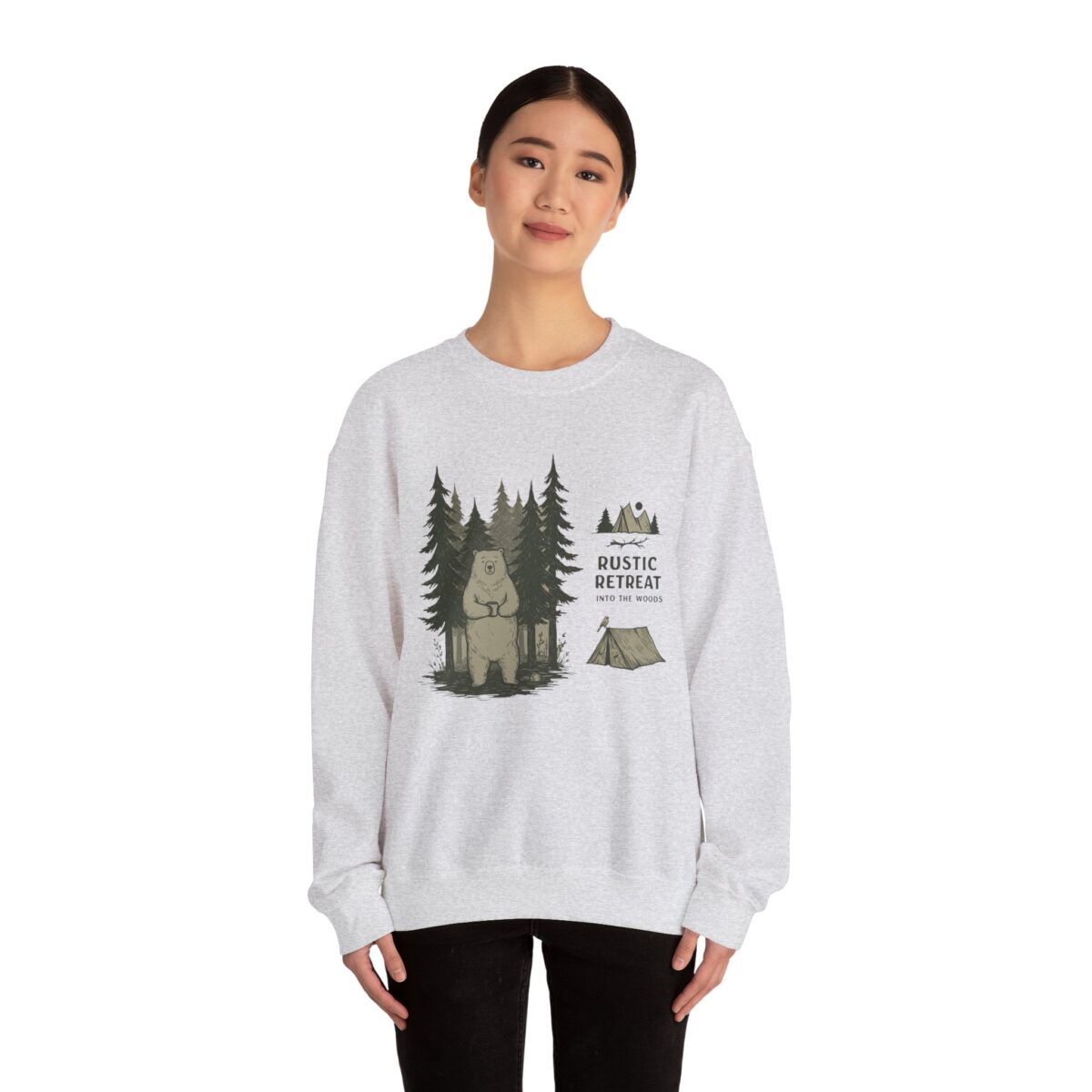 Rustic retreat Unisex Heavy Blend™ Crewneck Sweatshirt - Image 8