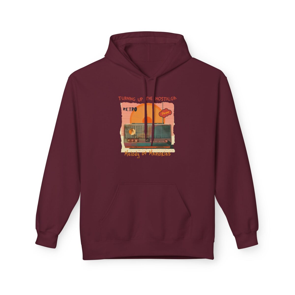 Turning up the nostalgia Unisex Midweight Softstyle Fleece Hoodie - Image 25