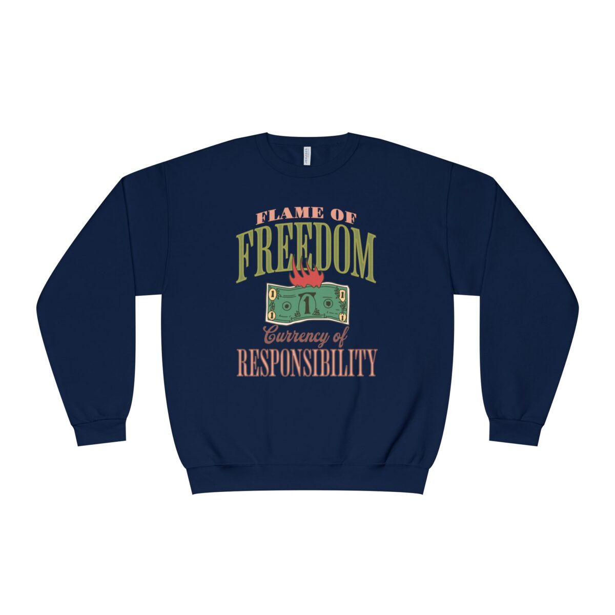 Currency of freedom Unisex NuBlend® Crewneck Sweatshirt - Image 29