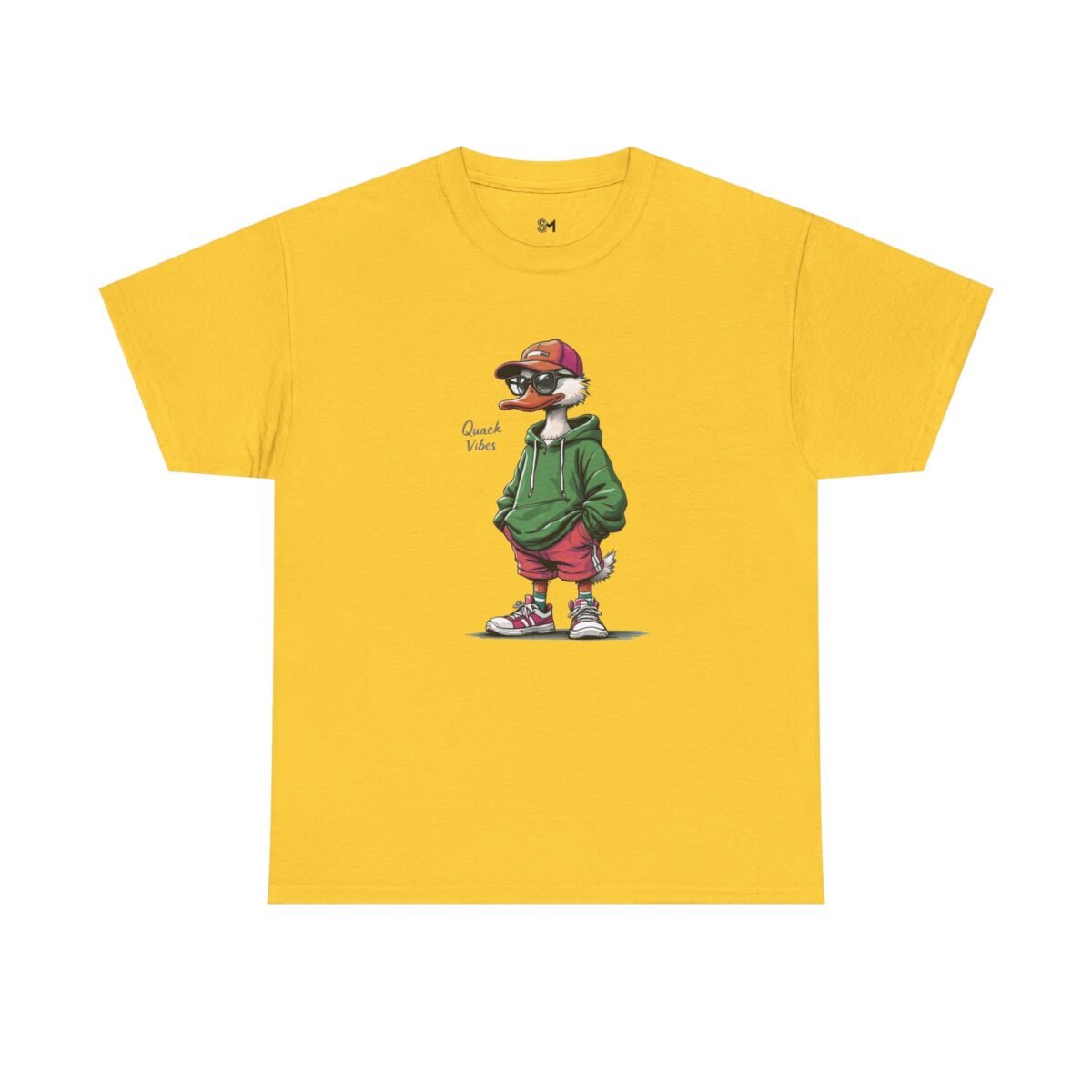 Quack Vibes Unisex Heavy Cotton Tee - Image 17