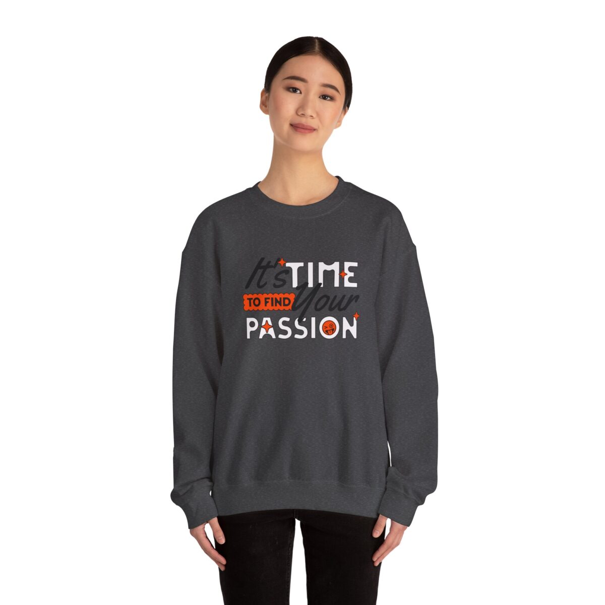 It's time find your passion Unisex Heavy Blend™ Crewneck Sweatshirt - Image 16