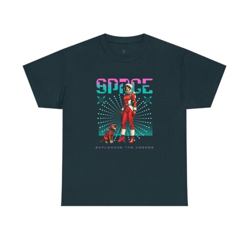 Space Unisex Heavy Cotton Tee - Image 9