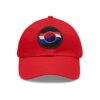 Korean Flag Hat with Leather Patch (Round)