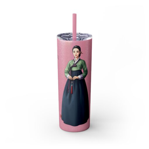 GRACE HERITAGE Skinny Tumbler with Straw, 20oz - Image 13