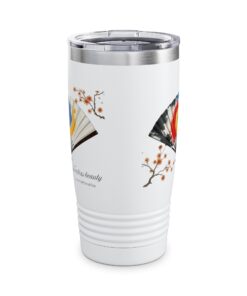 Korean traditional fan Ringneck Tumbler, 20oz
