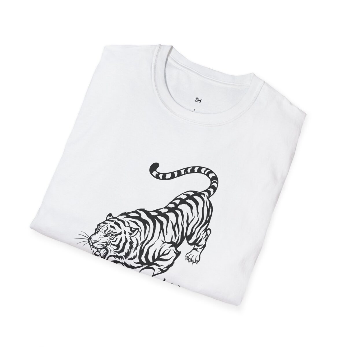 Vintage Tiger Graphic Unisex Softstyle T-Shirt – Perfect for Animal Lovers - Image 4