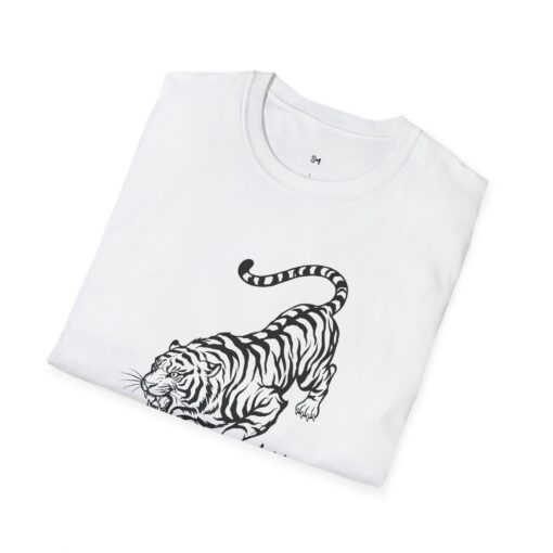 Vintage Tiger Graphic Unisex Softstyle T-Shirt – Perfect for Animal Lovers - Image 4