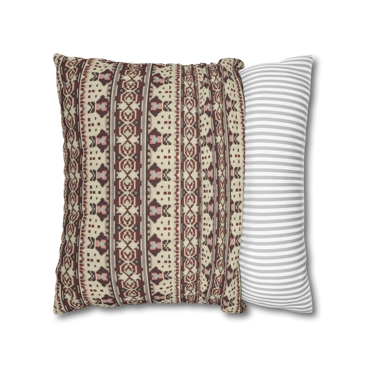 Vintage Cozy Faux Suede Square Pillowcase - Image 10