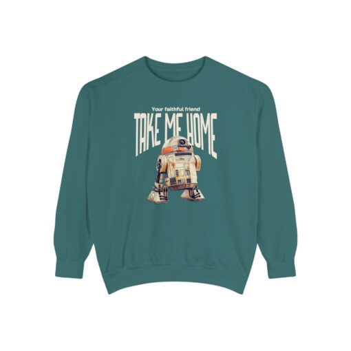Take me home Unisex Garment-Dyed Sweatshirt - Image 17