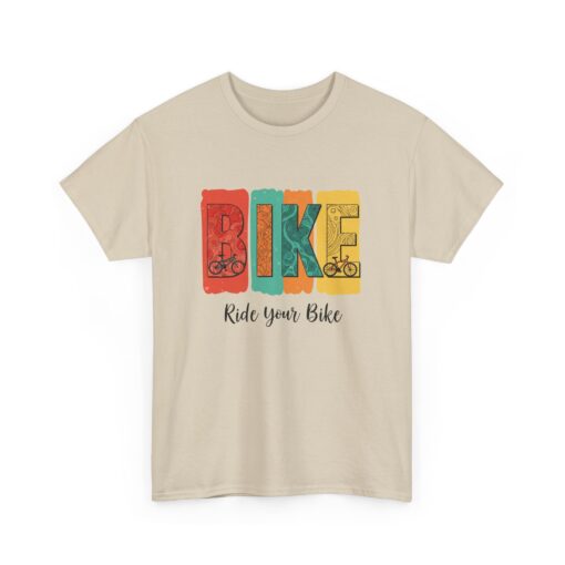 Bike Unisex Heavy Cotton Tee - Image 3