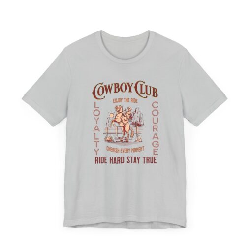 Cowboy club Unisex Jersey Short Sleeve Tee - Image 3