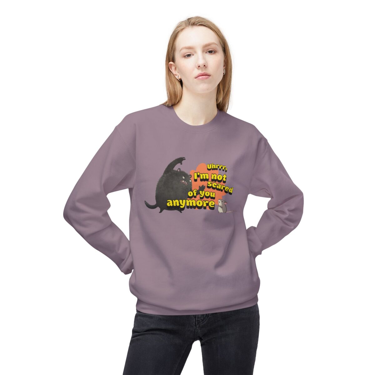 I'm not scared of you anymore Unisex Midweight Softstyle Fleece Crewneck Sweatshirt - Image 19