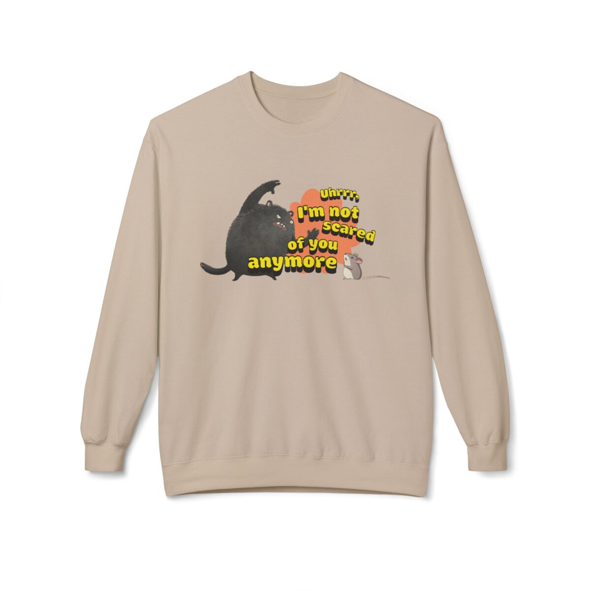 I'm not scared of you anymore Unisex Midweight Softstyle Fleece Crewneck Sweatshirt