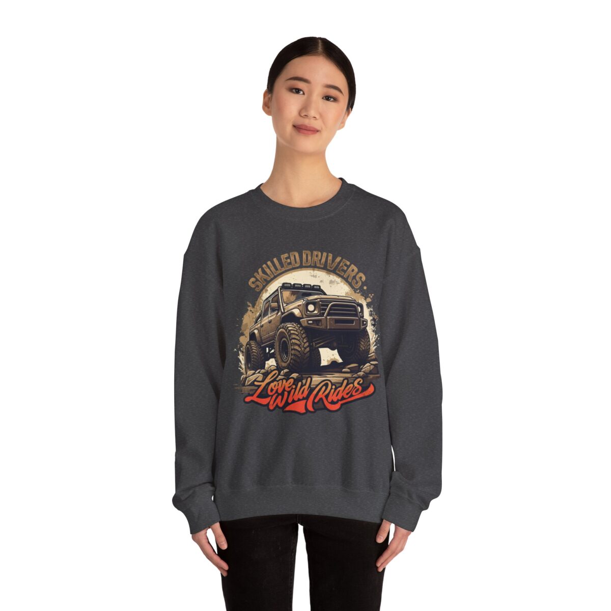 Skilled driver Unisex Heavy Blend™ Crewneck Sweatshirt - Image 32