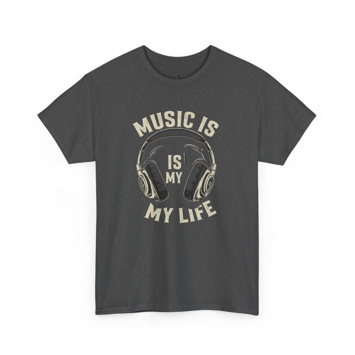 Music is my life Unisex Heavy Cotton Tee - Image 7