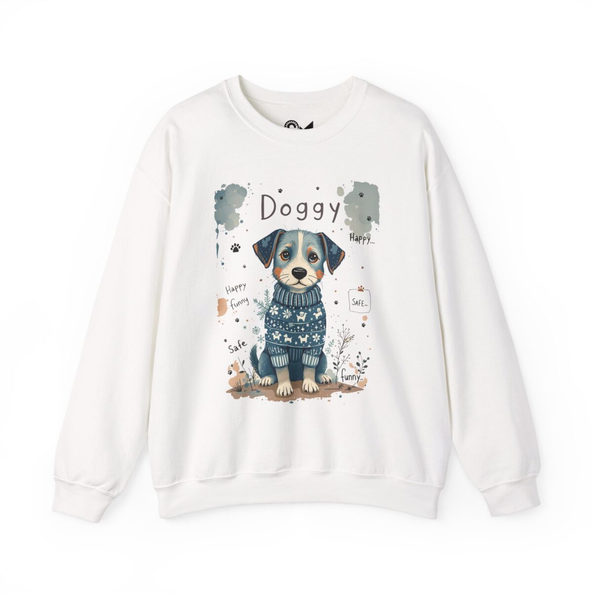Doggy fun, safe Unisex Heavy Blend™ Crewneck Sweatshirt