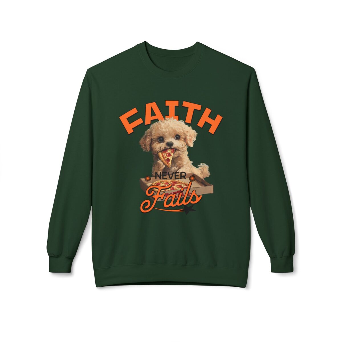 Faith never fails Unisex Midweight Softstyle Fleece Crewneck Sweatshirt - Image 21