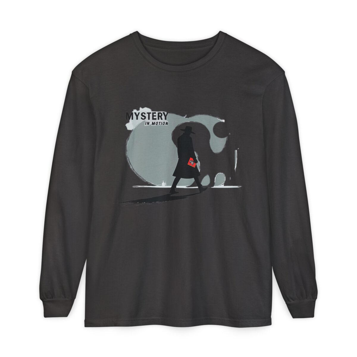 Mystery in motion Unisex Garment-dyed Long Sleeve T-Shirt - Image 17