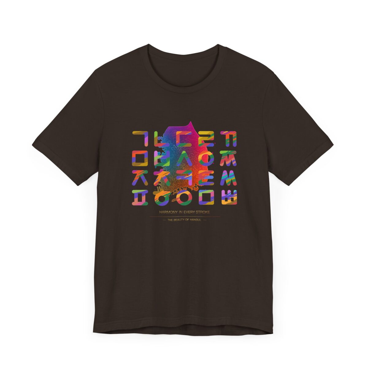 Korean Alphabet Unisex Jersey Short Sleeve Tee - Image 3