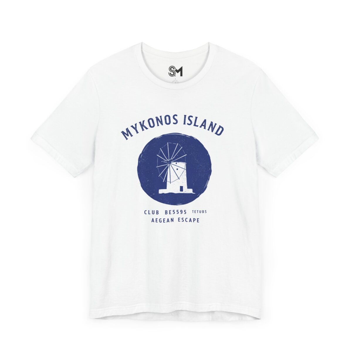Mykonos Island Unisex Jersey Short Sleeve Tee - Image 3