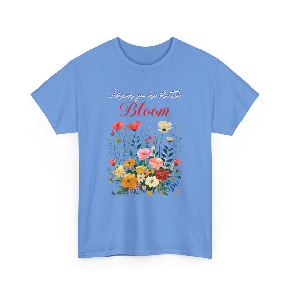 Bloom Unisex Heavy Cotton Tee - Image 35