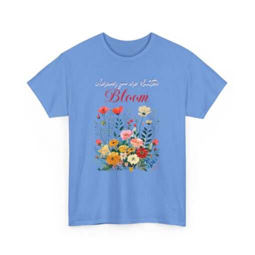 Bloom Unisex Heavy Cotton Tee - Image 35