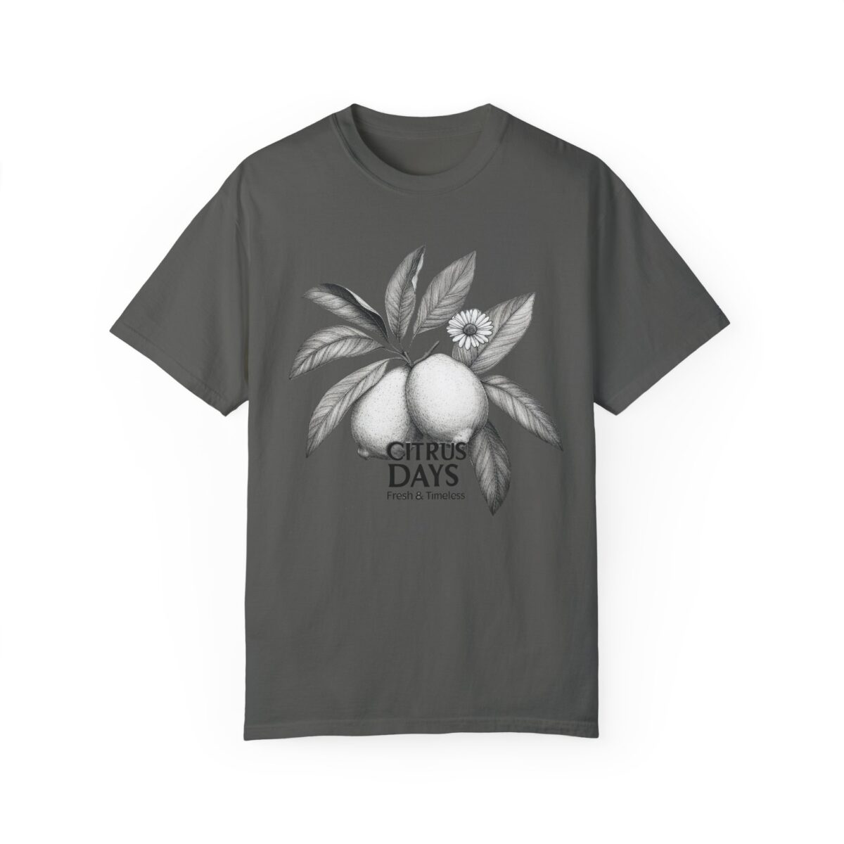 Citrus Days Unisex Garment-Dyed T-Shirt - Fresh & Timeless Design - Image 5