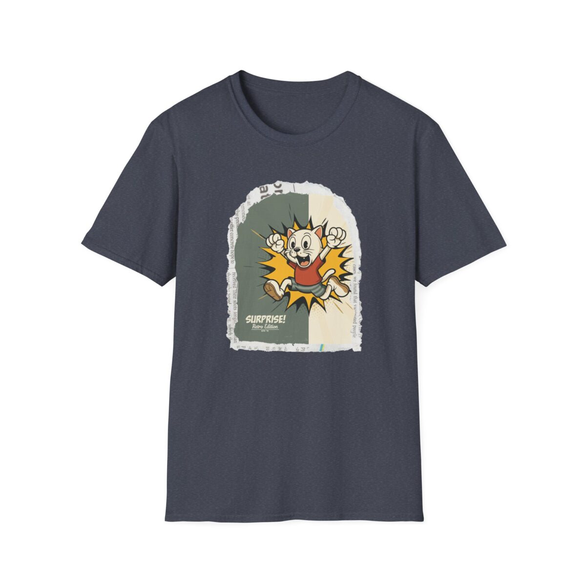 Suprise retro Unisex Softstyle T-Shirt - Image 25