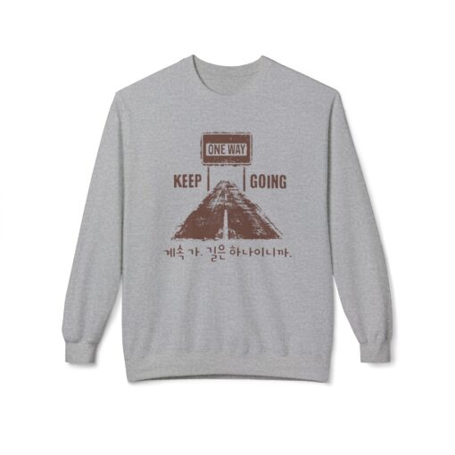 One way, keep going II Unisex Midweight Softstyle Fleece Crewneck Sweatshirt - Image 13