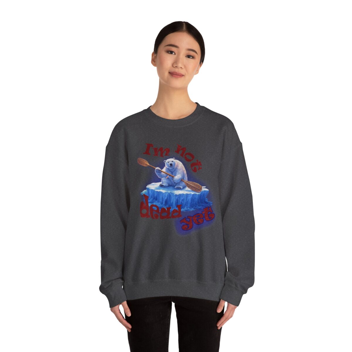 I'm not dead yet Unisex Heavy Blend™ Crewneck Sweatshirt - Image 16