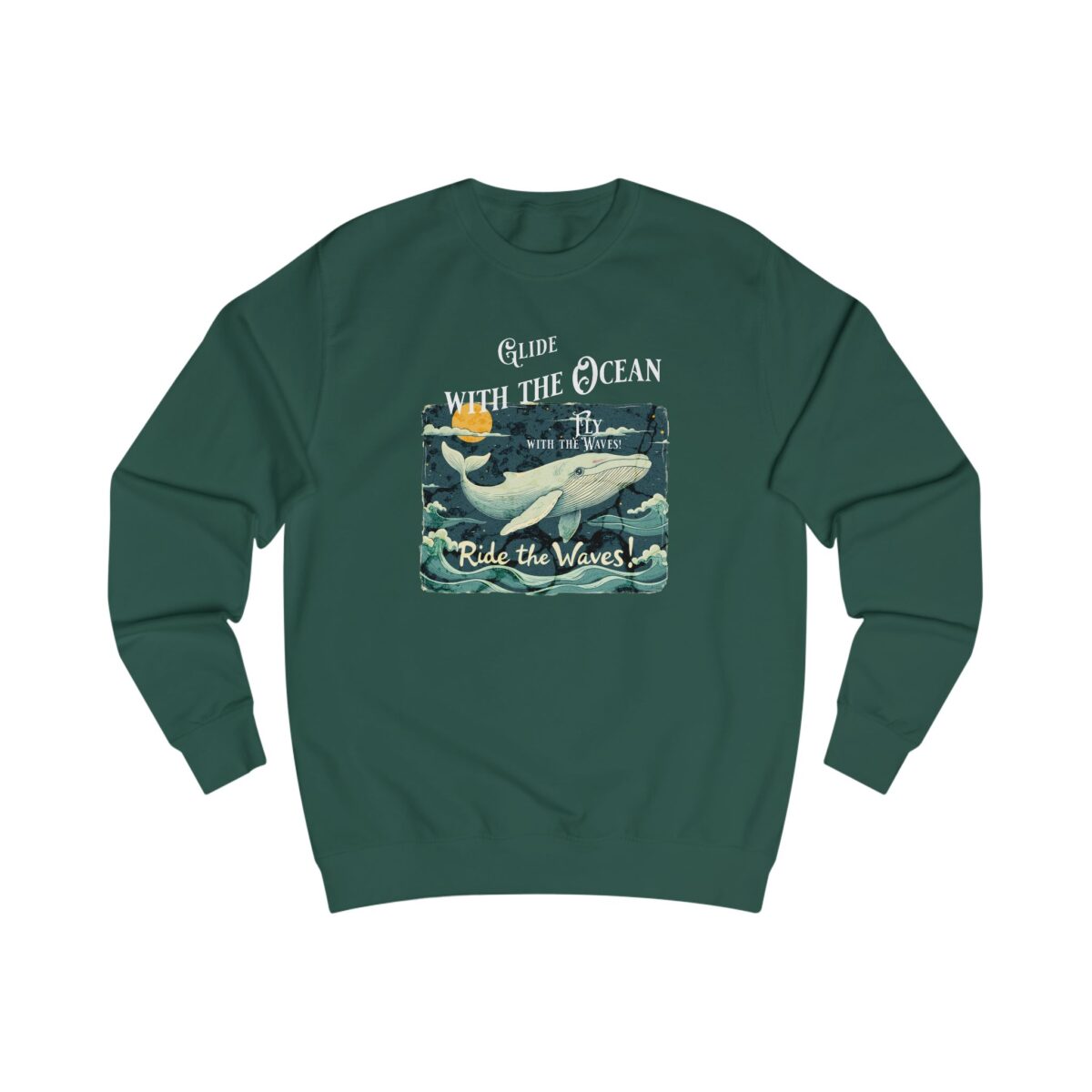 Ride the Waves! Unisex Sweatshirt - Image 3