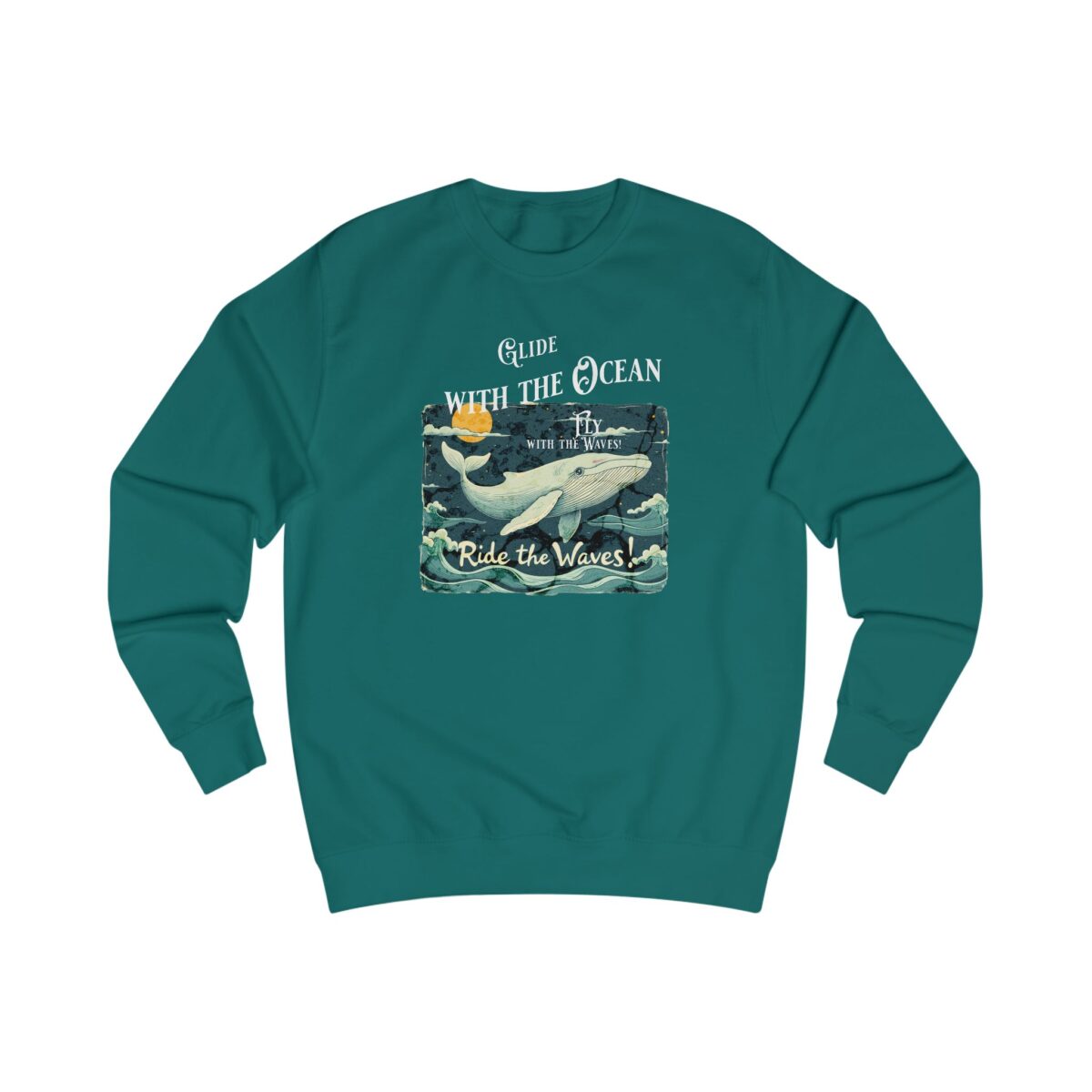 Ride the Waves! Unisex Sweatshirt - Image 5