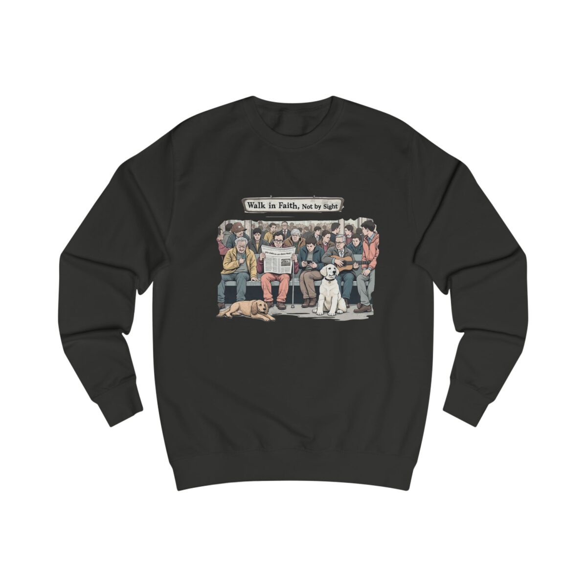 Walk in Faith Unisex Sweatshirt - Image 5
