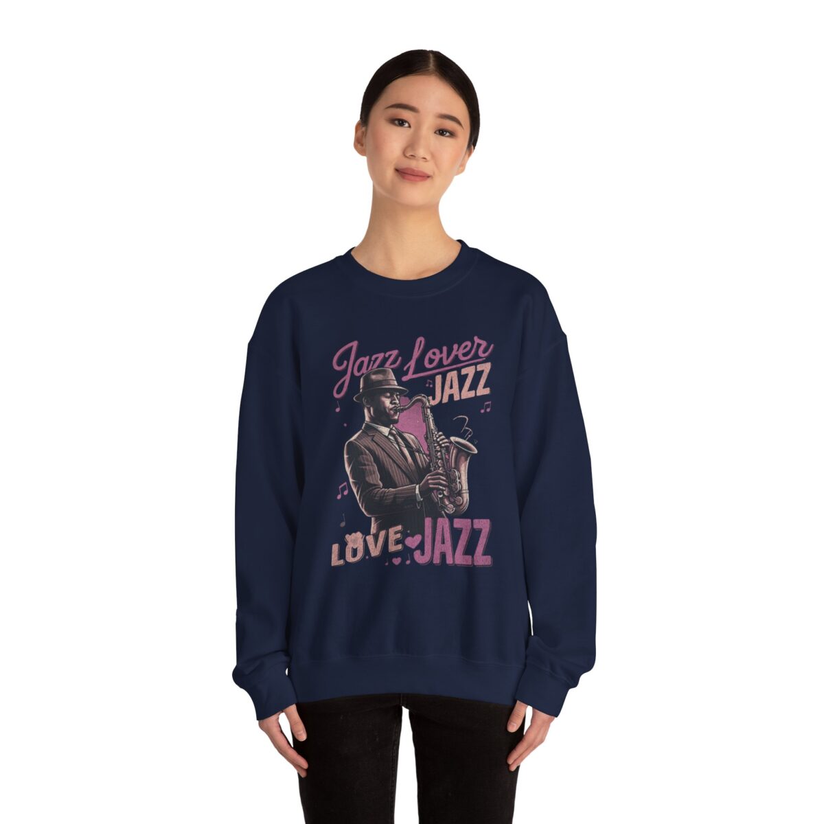 Love Jazz Unisex Heavy Blend™ Crewneck Sweatshirt - Image 36