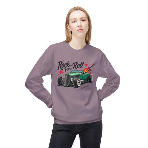 Rock & Roll Vibes Unisex Midweight Softstyle Fleece Crewneck Sweatshirt - Image 39