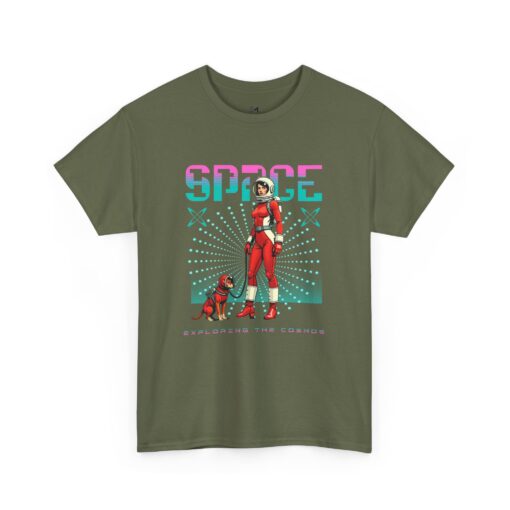 Space Unisex Heavy Cotton Tee - Image 7