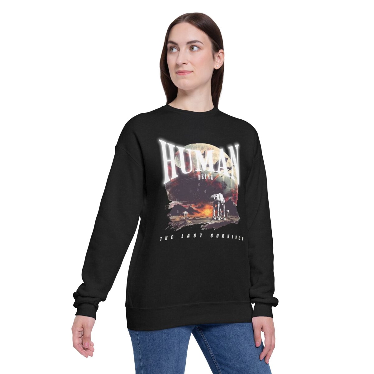 The last survivor Unisex Drop Shoulder Sweatshirt - Image 3