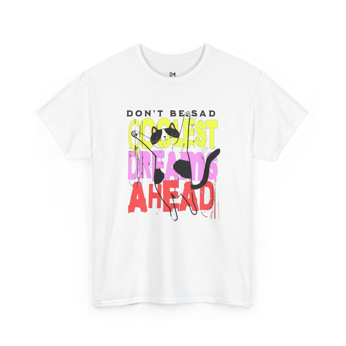 Don't be sad Unisex Heavy Cotton Tee - Image 3