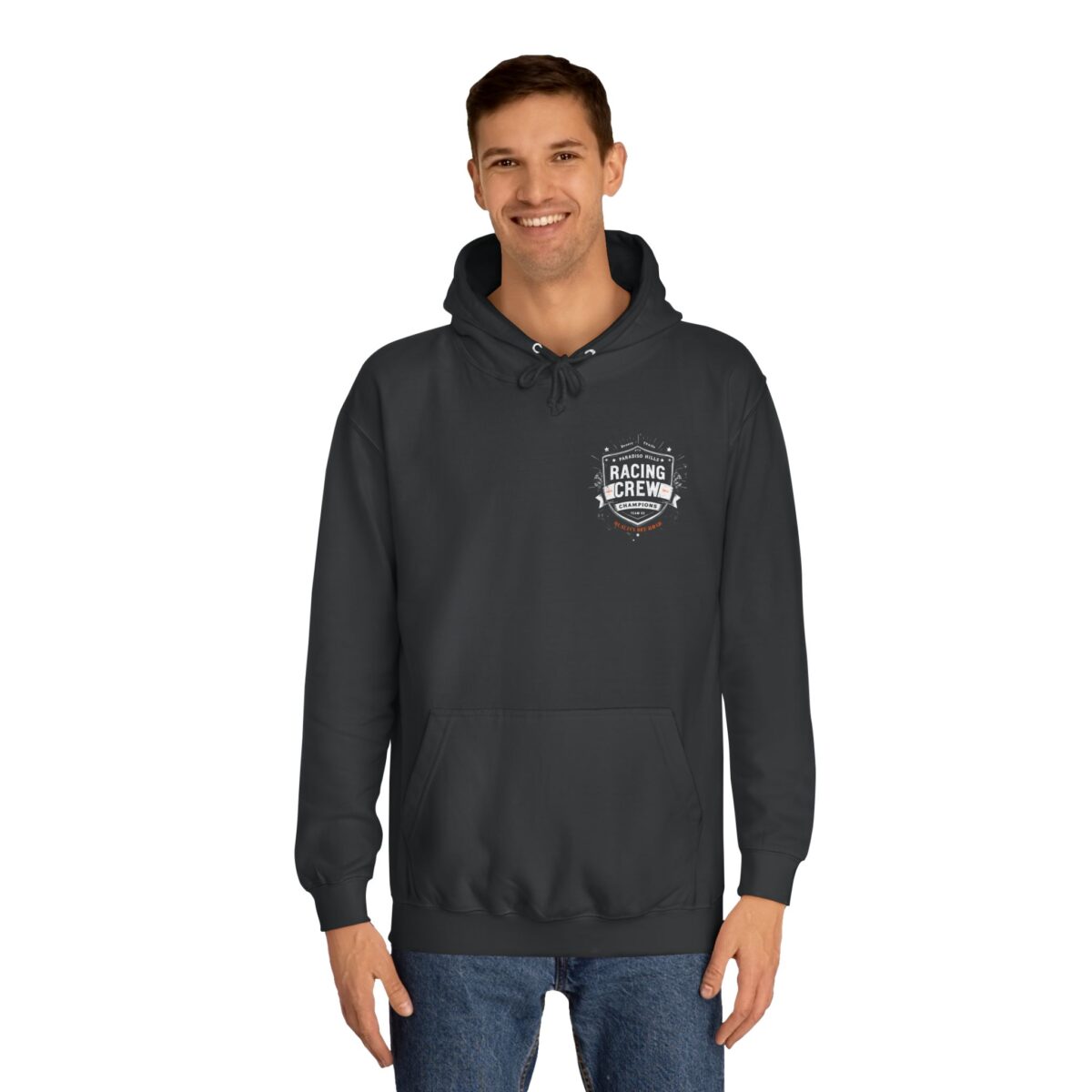 Racing crew Unisex College Hoodie - Image 7